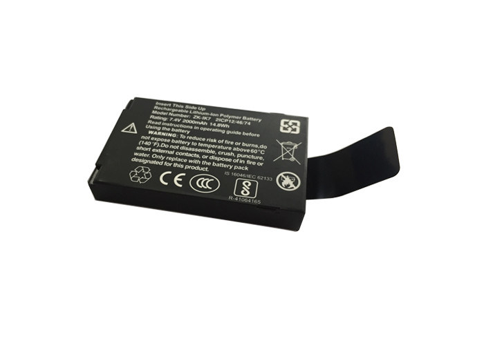 Batterie 7.4V PAC, Ion Polymer Battery With Plastic-Gehäuse des Lithium-2000mAh