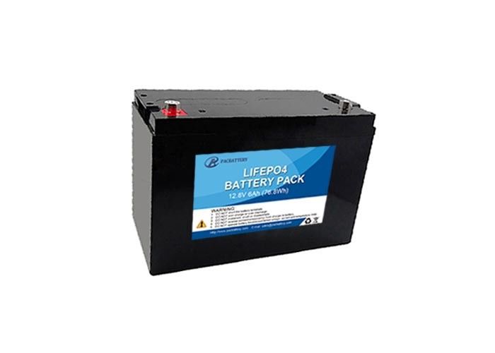 Hohes Lithium-tiefe Zyklus-Batterie der Sicherheits-12v, lange 6Ah Lebenszyklus-Batterie