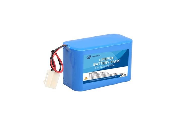 Lange Polymerbatterie des Zykluslebens 6.4V 12Ah LiFePO4, Akku LiFePO4